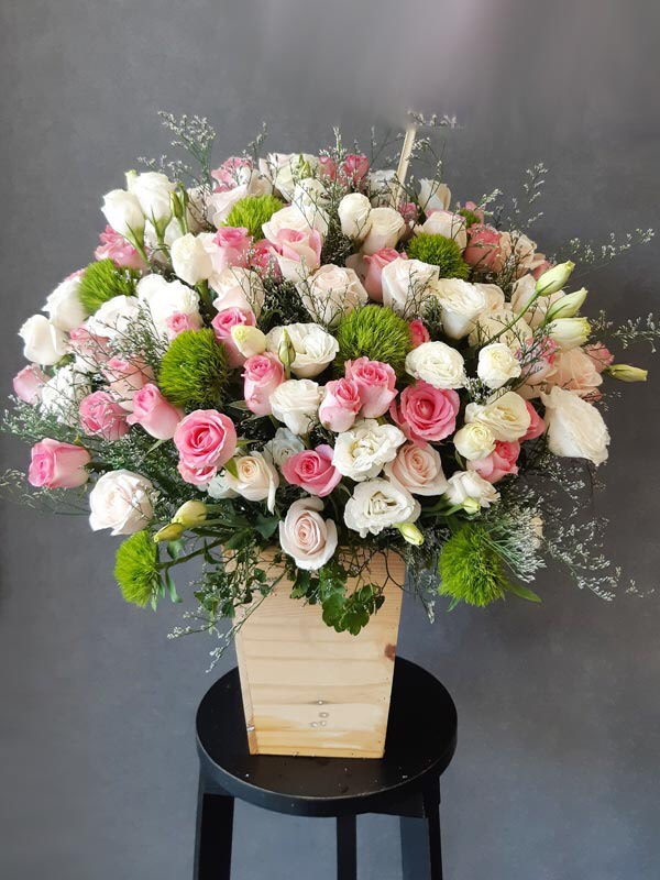 Mẫu giỏ hoa đẹp chúc mừng sinh nhật